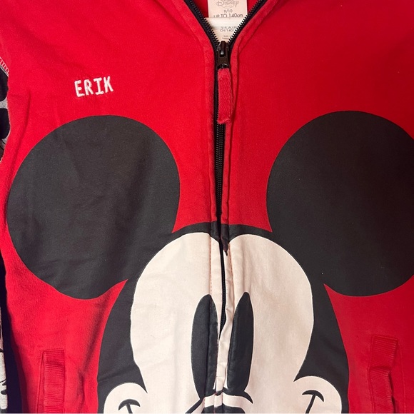 Little Boys Disney Mickey Mouse hooded zip up jacket - Picture 4 of 6